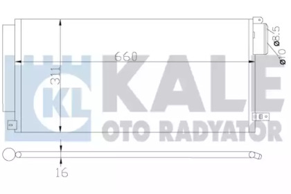 Конденсатор KALE OTO RADYATÖR 389100