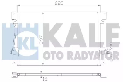 Конденсатор KALE OTO RADYATÖR 394100