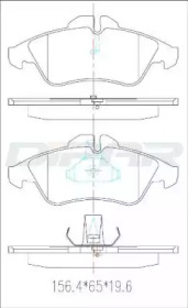 Комплект тормозных колодок DITAS DFB2940