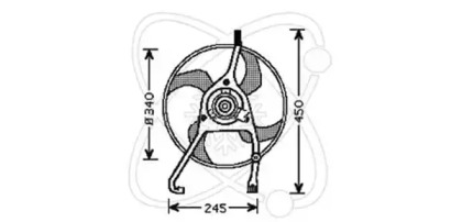 Вентилятор ELECTRO AUTO 32VC007