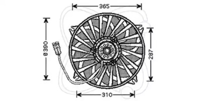 Вентилятор ELECTRO AUTO 32VC022