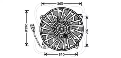 Вентилятор ELECTRO AUTO 32VC023