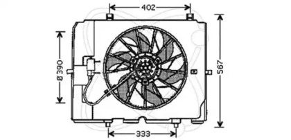 Вентилятор ELECTRO AUTO 32VM007