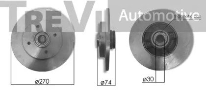 Комплект подшипника TREVI AUTOMOTIVE WB2223