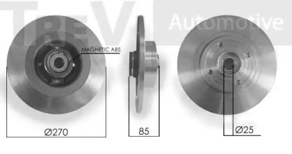 Комплект подшипника TREVI AUTOMOTIVE WB2270