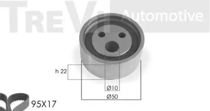 Ременный комплект TREVI AUTOMOTIVE KD1002