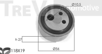 Ременный комплект TREVI AUTOMOTIVE KD1027