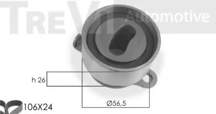 Ременный комплект TREVI AUTOMOTIVE KD1029