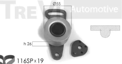 Ременный комплект TREVI AUTOMOTIVE KD1030