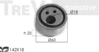 Ременный комплект TREVI AUTOMOTIVE KD1064