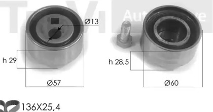 Ременный комплект TREVI AUTOMOTIVE KD1069