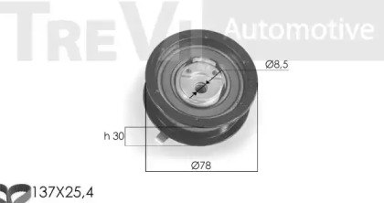 Ременный комплект TREVI AUTOMOTIVE KD1092