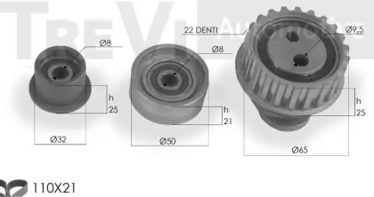 Ременный комплект TREVI AUTOMOTIVE KD1115