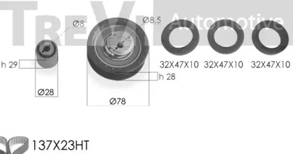 Ременный комплект TREVI AUTOMOTIVE KD1174S