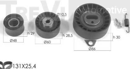 Ременный комплект TREVI AUTOMOTIVE KD1182