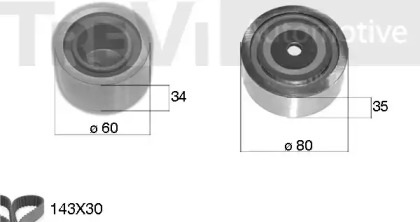 Ременный комплект TREVI AUTOMOTIVE KD1195