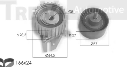 Ременный комплект TREVI AUTOMOTIVE KD1225