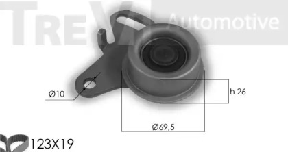 Ременный комплект TREVI AUTOMOTIVE KD1272