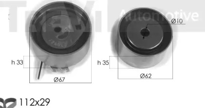 Ременный комплект TREVI AUTOMOTIVE KD1322