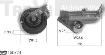 Ременный комплект TREVI AUTOMOTIVE KD1345