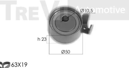 Ременный комплект TREVI AUTOMOTIVE KD1358