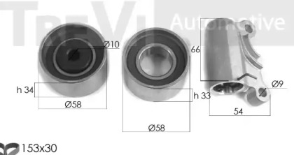 Ременный комплект TREVI AUTOMOTIVE KD1381