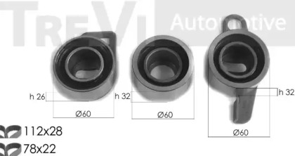 Ременный комплект TREVI AUTOMOTIVE KD1389