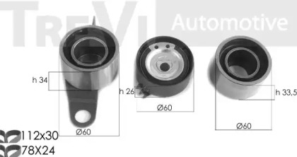 Ременный комплект TREVI AUTOMOTIVE KD1391