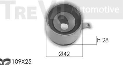 Ременный комплект TREVI AUTOMOTIVE KD1453