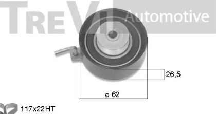 Ременный комплект TREVI AUTOMOTIVE KD1476