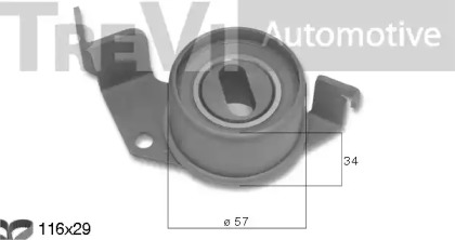 Ременный комплект TREVI AUTOMOTIVE KD1499