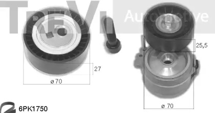 Ременный комплект TREVI AUTOMOTIVE KA1023