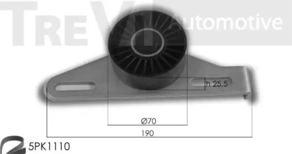 Ременный комплект TREVI AUTOMOTIVE KA1050