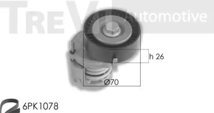 Ременный комплект TREVI AUTOMOTIVE KA1074