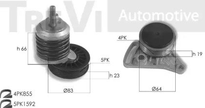 Ременный комплект TREVI AUTOMOTIVE KA1107