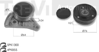 Комплект роликов TREVI AUTOMOTIVE KA1114F