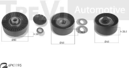 Комплект роликов TREVI AUTOMOTIVE KA1134F