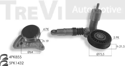 Ременный комплект TREVI AUTOMOTIVE KA1153