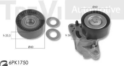 Ременный комплект TREVI AUTOMOTIVE KA1167