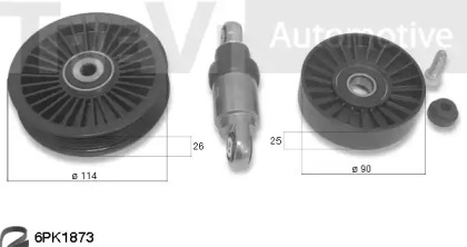 Комплект роликов TREVI AUTOMOTIVE KA1177F