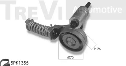 Ременный комплект TREVI AUTOMOTIVE KA1178