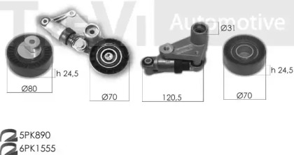 Ременный комплект TREVI AUTOMOTIVE KA1222