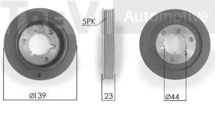 Ременный шкив TREVI AUTOMOTIVE PC1209