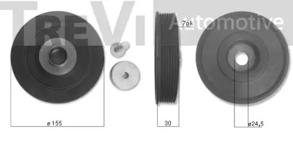 Ременный шкив TREVI AUTOMOTIVE PC1214