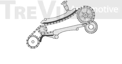 Комплект цепи привода распредвала TREVI AUTOMOTIVE KC1004