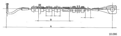 Трос CABOR 10.086