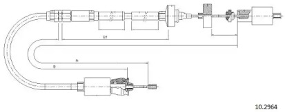 Трос CABOR 10.2964