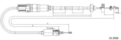 Трос CABOR 10.2968