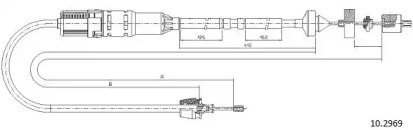 Трос CABOR 10.2969