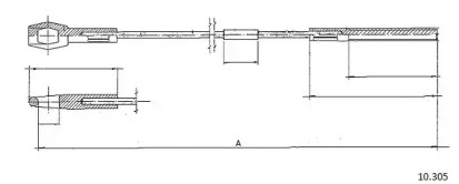 Трос CABOR 10.305